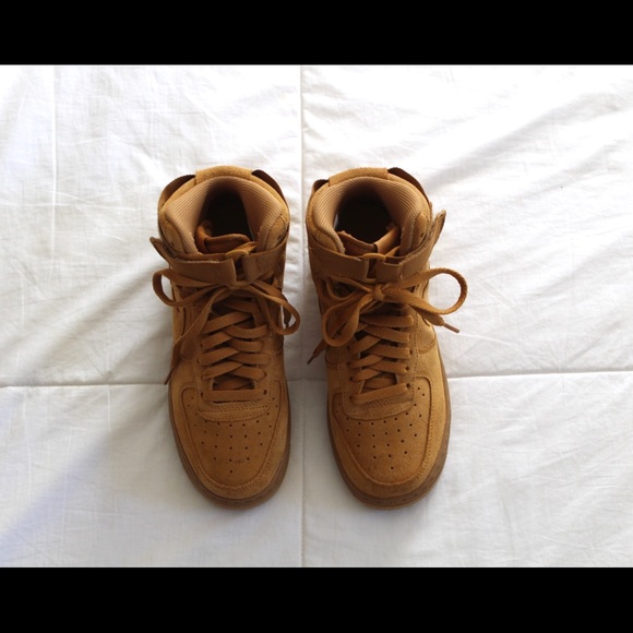 Nike Wheat Suede Air Force 1’s - Picture 2 of 5